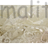 Kép 4/6 - Bordűrös tüll csipke – Tört fehér színben, indázó virág mintával