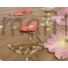 Kép 7/7 - 3D tüll csipke – Hímzett színes virágokkal, flitterrel díszítve