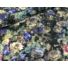 Kép 3/5 - Elasztikus csipke – Színes virág mintával, kék