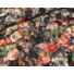 Kép 3/5 - Elasztikus csipke – Színes virág mintával, bordó