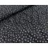Kép 3/5 - Elasztikus csipke – Fekete színben, ezüst glitteres pöttyökkel