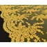 Kép 3/3 - Bordűrös csipke – Sárga színben, flitterrel díszítve, "Amara"