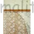 Kép 2/4 - Bordűrös tüll csipke – Vajszínben, indázó virágos mintával