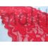 Kép 4/4 - Csipke szalag – Elasztikus csipke, piros színben, rózsa mintával, 13cm