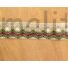 Kép 3/3 - Csipke szalag – Karácsonyi színekben, köríves pamut csipke, 3,8cm