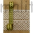 Kép 2/3 - Csipke szalag – Vajszínű műszál csipke rombusz mintával, 5cm