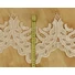 Kép 2/3 - Csipke szalag – Horgolt hatású, bézs színben, 19cm