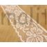 Kép 3/3 - Csipke szalag – Vajszínű műszál csipke margaréta mintával, 6.5 cm