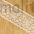 Kép 1/3 - Csipke szalag – Vajszínű műszál csipke nagy virág mintával, 9,5cm