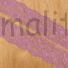 Kép 1/3 - Csipke szalag – Lila színben, elasztikus, 5,5cm