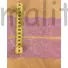 Kép 2/3 - Csipke szalag – Lila színben, elasztikus, 5,5cm