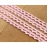 Kép 3/3 - Csipke szalag – Rózsazín színű pamutcsipke, 0,7cm