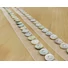 Kép 3/3 - Dekor szalag – Kagyló gombos organza szalag, 2cm