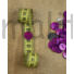 Kép 2/3 - Kagyló gomb – Rózsaszín-lila leopárd mintával, 24"