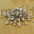 Kép 1/2 - SILBER gombostű – Fehér gyöngy fejű, nikkelezett acél