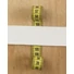 Kép 2/3 - Gumiszalag, szövött – Erős nadrág gumipertli fehér színben, 38mm