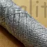 Kép 1/2 - Fémszálas zsinór – Lurex borítással, ezüst színben, 1,3mm