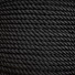 Kép 1/2 - Sodrott zsinór – Fekete színben, fényes, 3mm