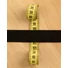 Kép 2/3 - Gumiszalag kötött– Laza nadrág gumipertli fekete színben, 25mm
