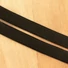 Kép 1/3 - Gumiszalag – Plüss gumi fekete színben, 20mm