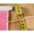 Kép 2/3 - Szatén zsinór – Patkányfarok rózsaszín színben, 2mm