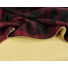 Kép 3/4 - Kabát szövet – Bordó-fekete kockás és bézs színben, két oldalas, elasztikus