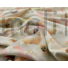 Kép 4/6 - Barbi Crepe – Barack színű nagy virágos mintával
