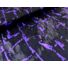 Kép 3/6 - Jég jersey – Fekete alapon lila töredezett mintával