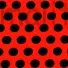 Kép 1/6 - Piké – Piros alapon fekete pöttyös mintával