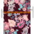 Kép 2/6 - Barbi Crepe – Bordó alapon színes nagy virágos mintával
