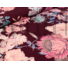 Kép 3/6 - Barbi Crepe – Bordó alapon színes nagy virágos mintával