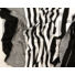 Kép 4/5 - Viszkóz jersey – Fekete-fehér változatos szélességű csíkos mintával