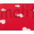 Kép 4/4 - Pamut jersey – Piros alapon fehér szívecske mintával