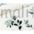 Kép 3/6 - Barbi Crepe – Menta virág mintával, PANELES