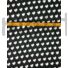 Kép 2/4 - Pamut jersey – Fekete-fehér szívecskés mintával, kétfalas