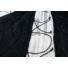 Kép 5/5 - Steppelt kabátbélés – Fekete színben hurkolt mintával