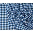 Kép 4/5 - Pamut szövet  – Kék és fehér kockás mintával