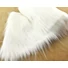 Kép 2/3 - Műszőrme – Fehér színben, hosszú szőrű, 20cm-es