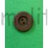 Kép 3/3 - Műanyag gomb – Keki zöld gomb matt színben, kétlyukú, 30mm