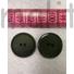 Kép 2/4 - Műanyag gomb – Kabátgomb, koptatott zöld, kétlyukú, 23mm