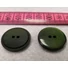 Kép 4/4 - Műanyag gomb – Kabátgomb, koptatott zöld, kétlyukú, 23mm