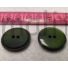 Kép 4/4 - Műanyag gomb – Kabátgomb, koptatott zöld, kétlyukú, 23mm
