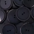 Kép 1/4 - Műanyag gomb – Kabátgomb, koptatott kék, kétlyukú, 28mm Kép 1/4 - Műanyag gomb – Kabátgomb, koptatott kék, kétlyukú, 28mm