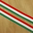 Kép 1/3 - Nemzeti szalag – Magyar nemzeti színű szövött szalag, 30 mm