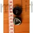 Kép 3/4 - Fém gomb – Antikolt ezüst színben, háromszöges mélyedéssel, PAOLA JOY, 44"