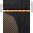 Kép 2/5 - Muszlin jacquard – Pöttyös mintával, fekete színben