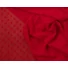 Kép 4/5 - Muszlin jacquard – Pöttyös mintával, piros színben