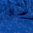Kép 1/5 - Hímzett muszlin – Virág mintával, királykék színben