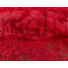 Kép 4/4 - Alkalmi tüll – Korall színű virágos mintával, bördűrös