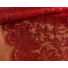 Kép 3/4 - Alkalmi tüll – Bordó színű virágos mintával, bördűrös